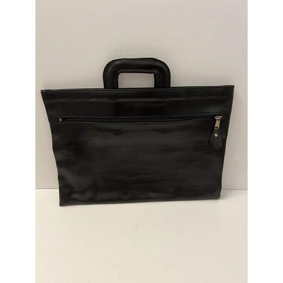 Cambridge Bags Vintage Cambridge Leather Briefcase Black W